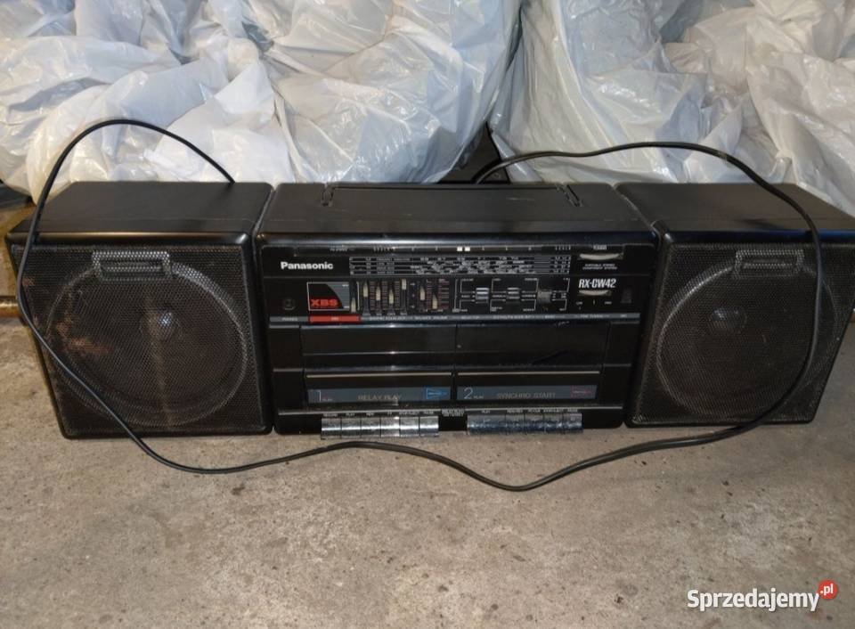 Radio Panasonic FM Stereo na kasety magnetofonowe retro