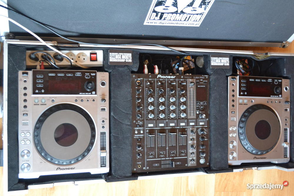 Zestaw dla DJ ( DEE JAY ) Pioneer CDJ 850 DJM 700 + CASE