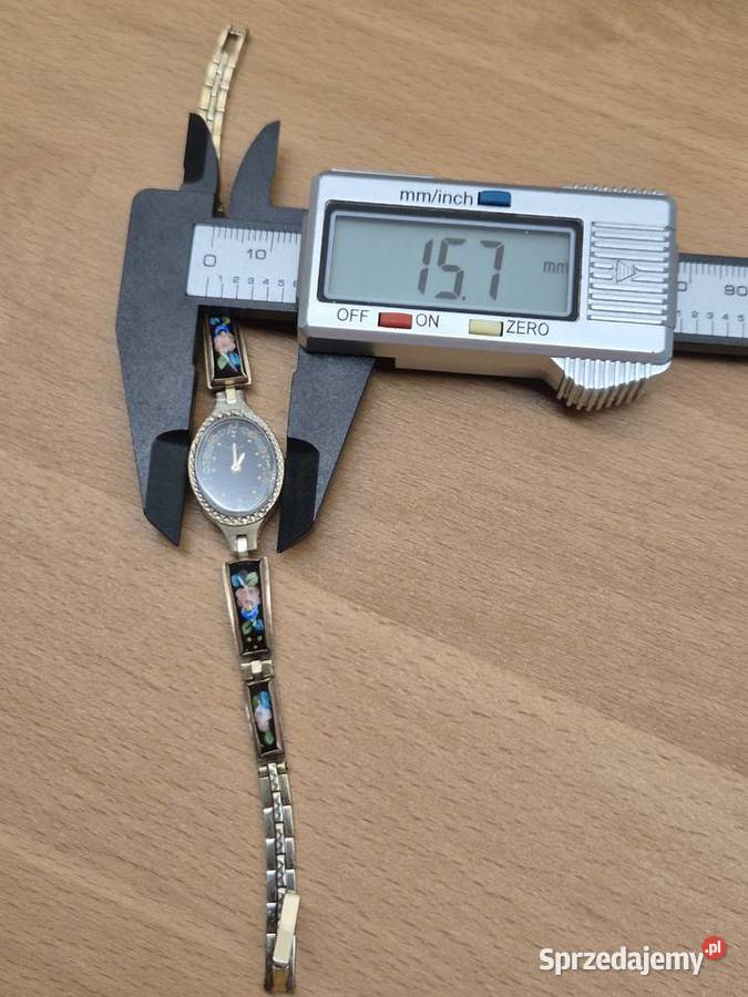 Piękny zegarek damski Czajka ceramika Chorzów