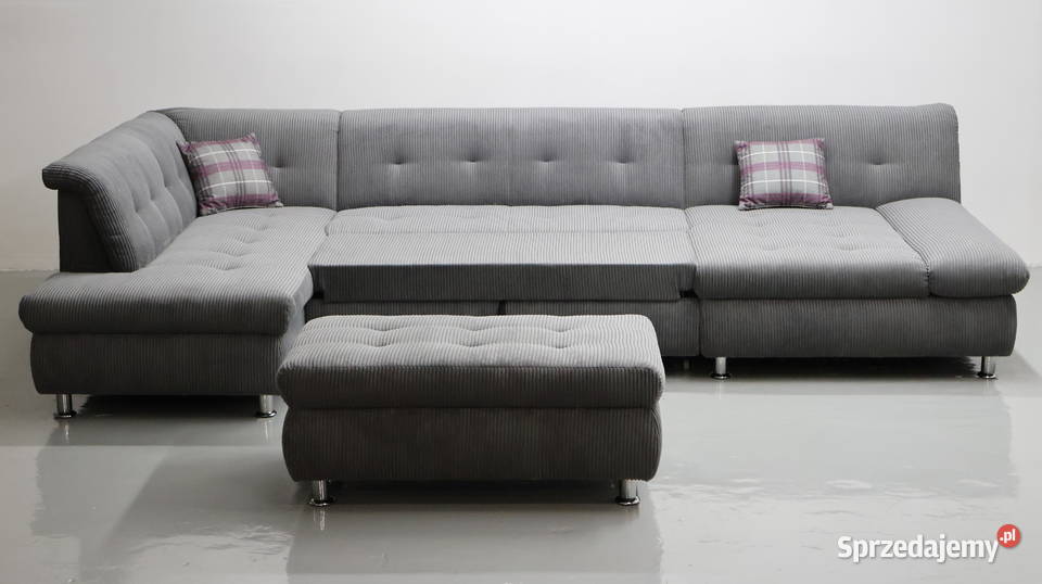 TMA NowY narożnik Wielkie U funkcja spania PUFA 82cm Poznań sprzedam