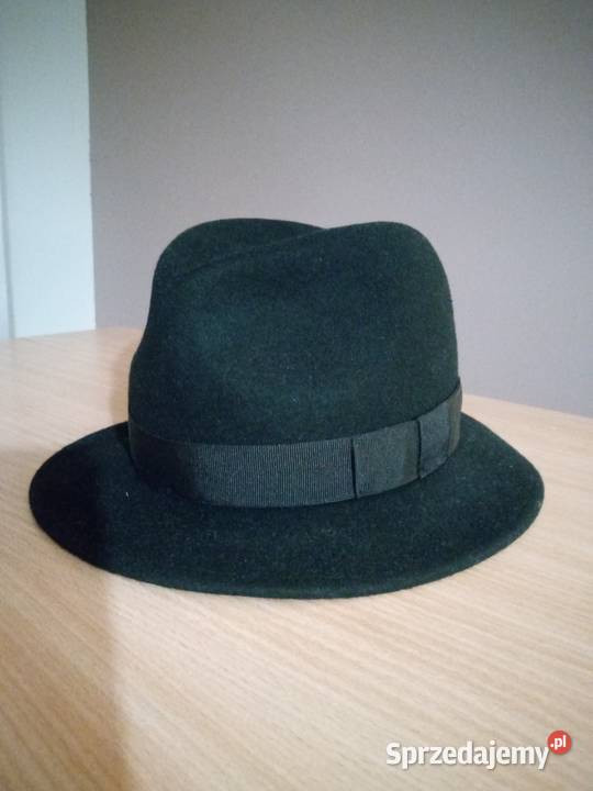Okazja Czarny elegancki kapelusz unisex lubelskie Lublin