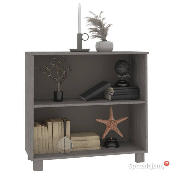 Szafka HAMAR jasnoszara 85x35x80 drewno sosnowe Warszawa