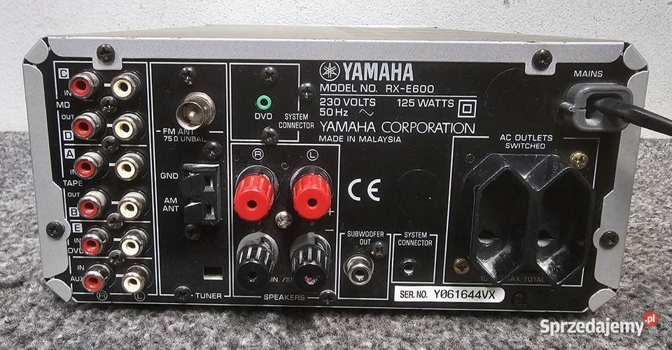 Amplituner stereo Yamaha Pianocraft RXE600 małopolskie Kraków