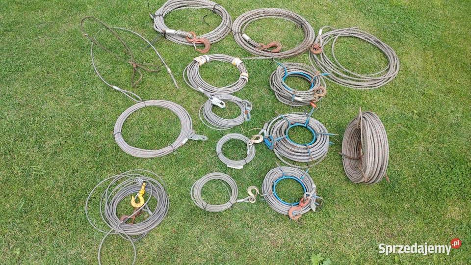 Lina Stalowa Fi 6 do 22 hak liny różne opolskie Namysłów