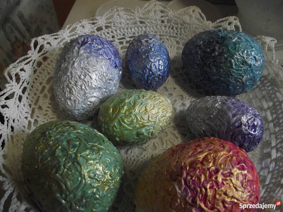 WIELKANOCNE AUTORSKIE PISANKI wielokolorowy Piła sprzedam