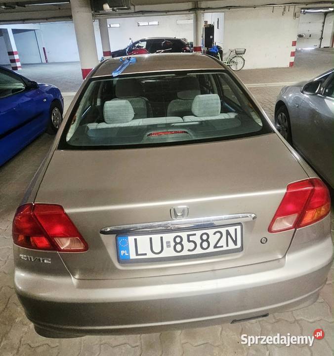 Honda civic 7 sedan 16 benzyna 7 lat w jednych mazowieckie Mińsk Mazowiecki