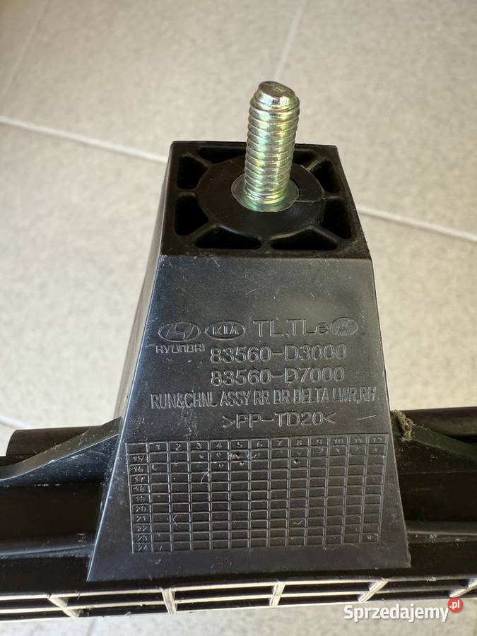 Podnośnik szyby drzwi prawy tył Hyundai Tucson Kolbuszowa Dolna