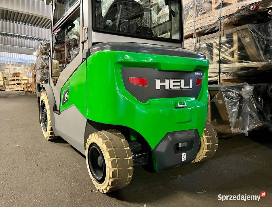 Elektryczny wózek widłowy Heli 3500 w wersji Nowostawy Dolne