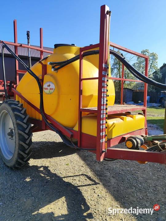 Sprzedam opryskiwacz Agro Wiki 1500l nieuszkodzony lubelskie Bełżyce