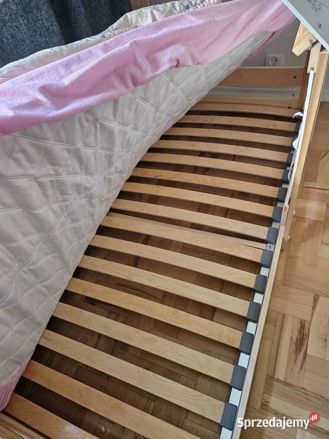 Łóżko dziecięce domek z daszkiem naturalne sprzedam