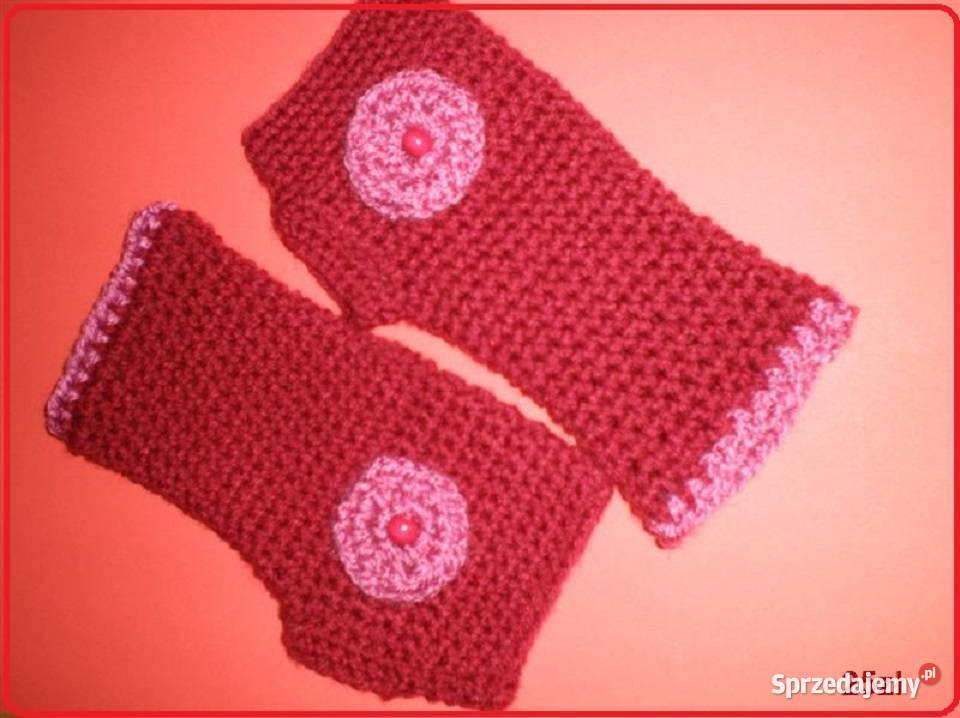 Rękawiczki bez palców mitenki