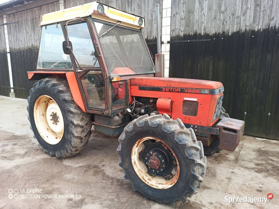 Zetor 7245 oryginał ze Szwecji 7745 Rolnictwo mazowieckie
