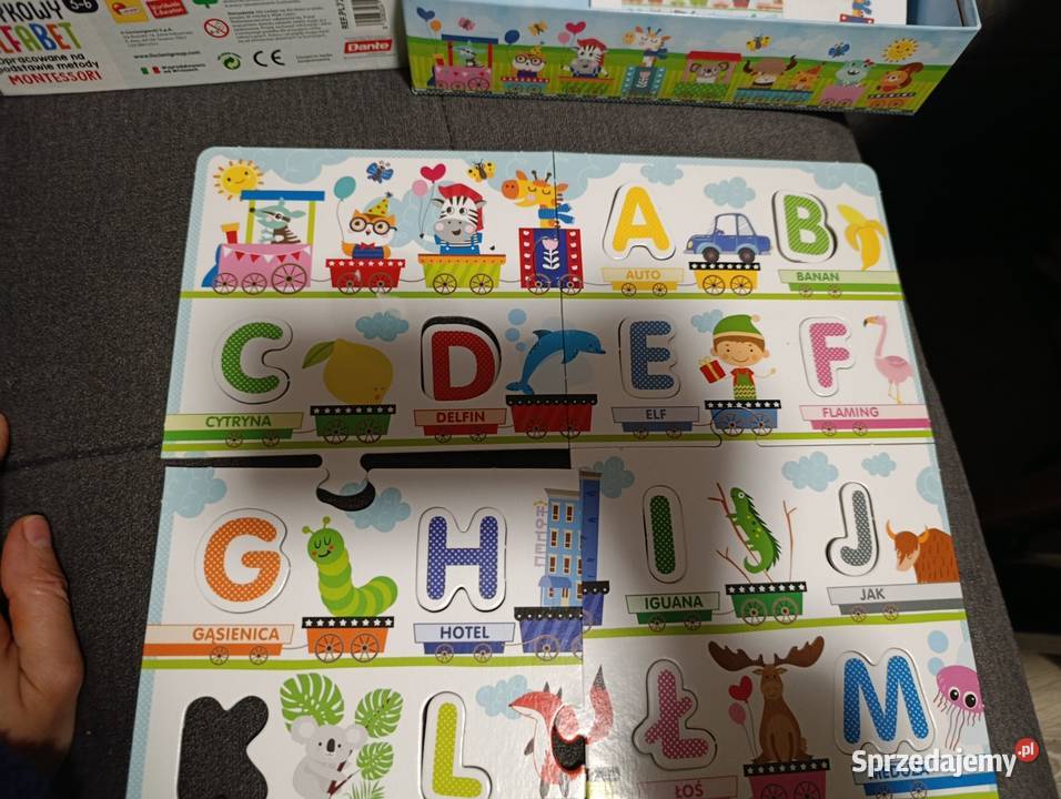 gra edukacyjna Lisciani Montessori Dotykowy Poznań sprzedam