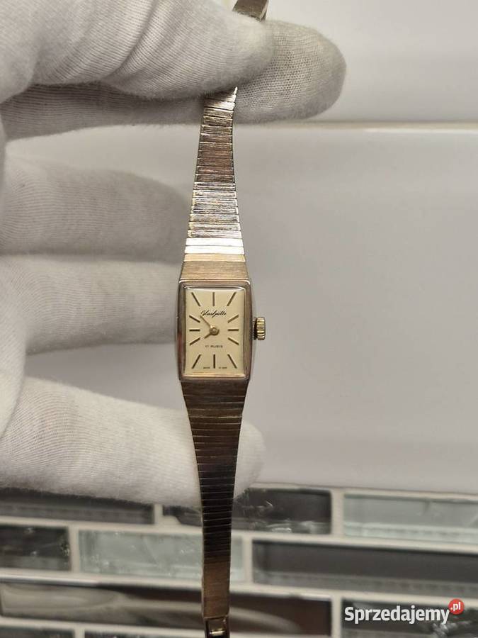 Damski zegarek vintage Glashutte Chorzów