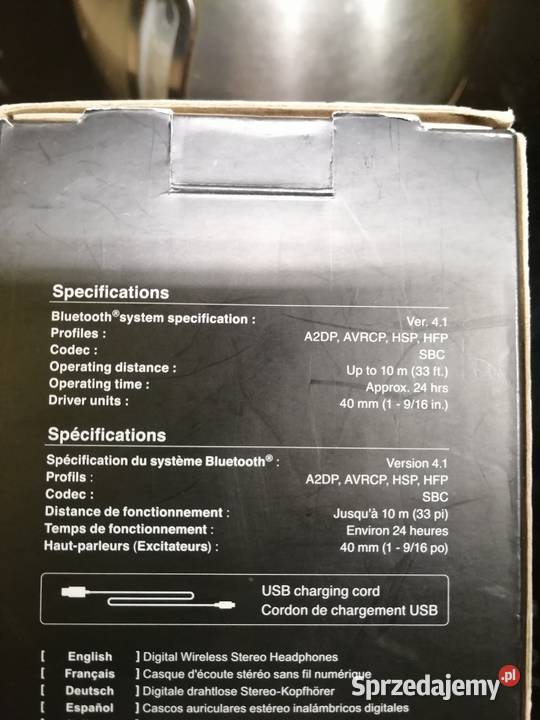 Słuchawki bezprzewodowe Panasonic mazowieckie