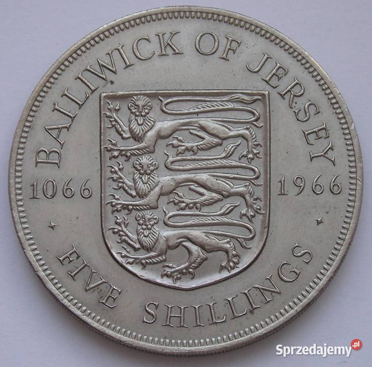 JERSEY 5 SHILLING 1966 STAN 12 łódzkie Łódź