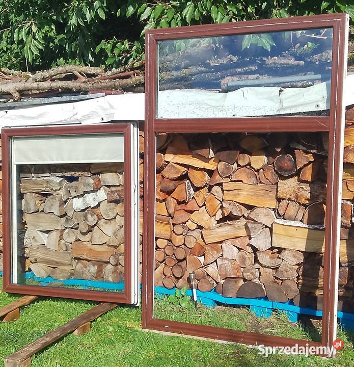 Okno plastikowe pcv mahoń podlaskie Augustów sprzedam