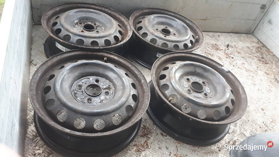 4 felgi stalowe kba43737 et39 5jx15 toyota Średnica 15" Gliwice
