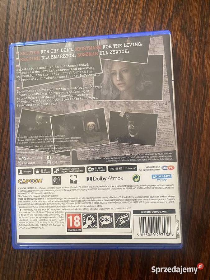 Resident evil requiem pa 5 Sony Playstation Piła