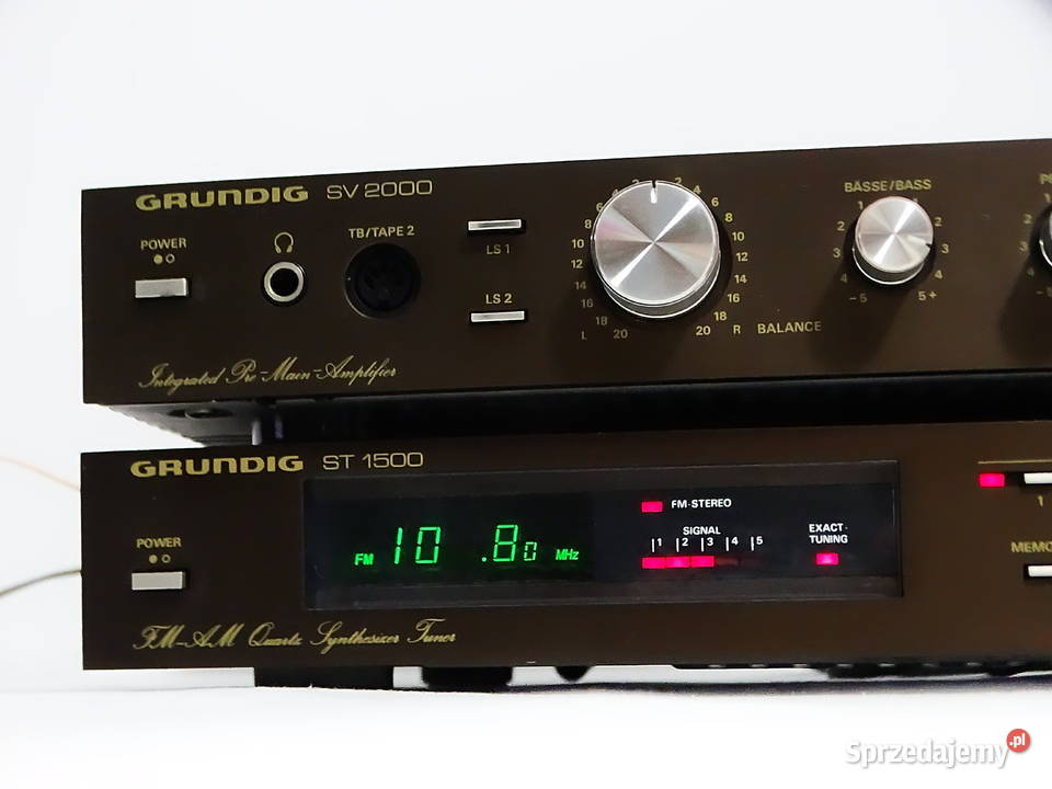 Zestaw wzmacniacz Grundig SV 2000 tuner radiowy lubelskie Biłgoraj