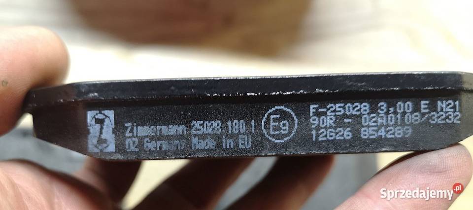 Klocki hamulcowe przód ZIMMERMANN BMW 1 2 3 4 Częstochowa sprzedam