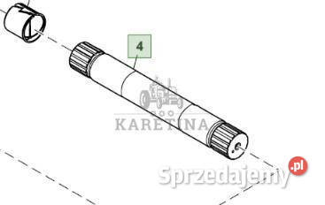 John Deere 6195R Wał Wahliwy Tylnego Zaczepu Rolnictwo Jastrzębniki