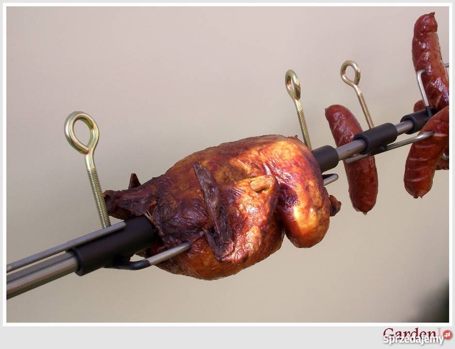 Rożen ogrodowy grill na kurczaki kuty ozdoba śląskie Czechowice-Dziedzice