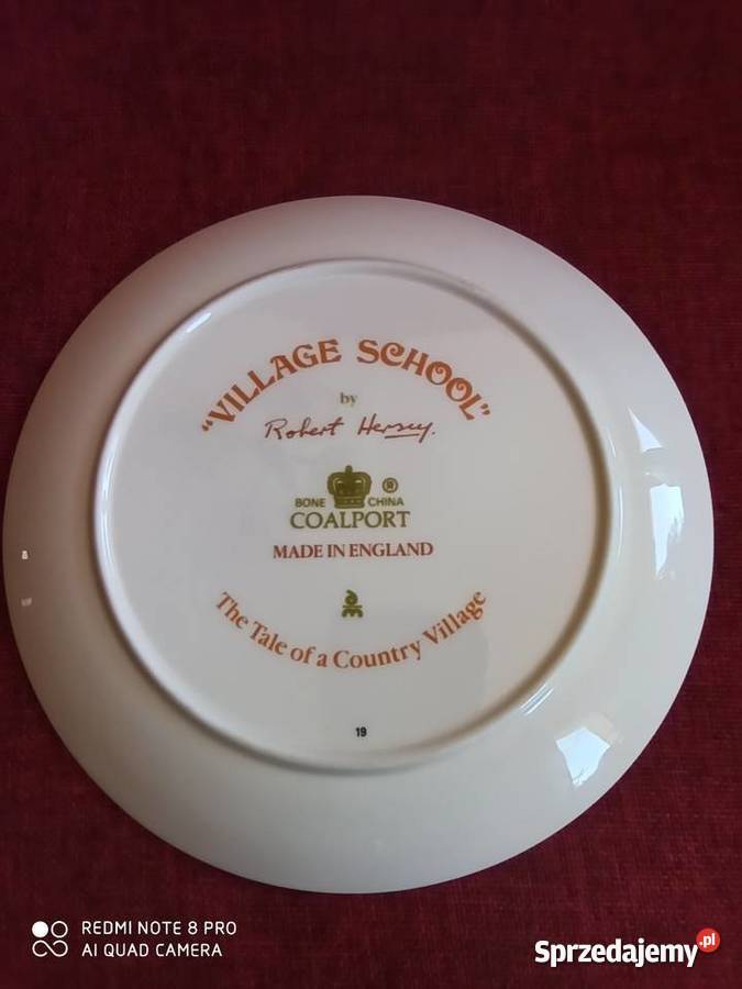 Talerz Coalport Wesele Robert Hersey Gdańsk