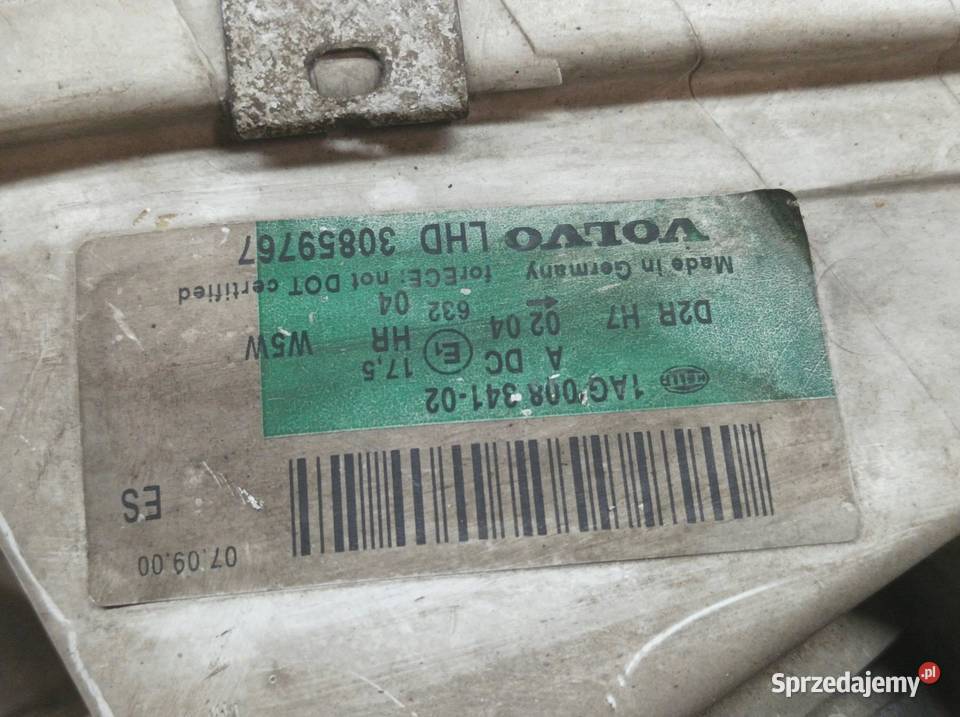 LAMPA PRZÓD PRAWA XENON LIFT 30859767 Volvo S40