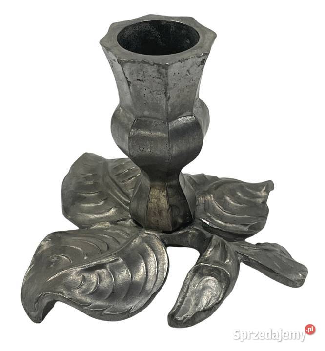 Szwedzki świecznik Stjrn Metall lata 50te Antyki Kraków