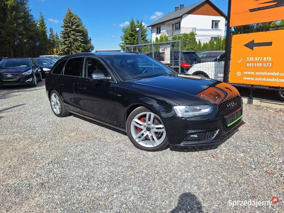 AUDI A4 S LINEAUTOMATSKÓRAKLIMATRONIKSERWISOWANY isofix lubelskie Zamość