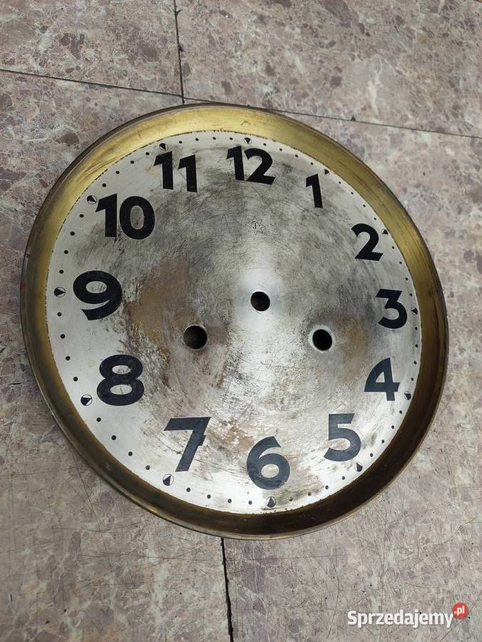 812 Tarcza starego zegara ściennego Junghans 185 Tczew