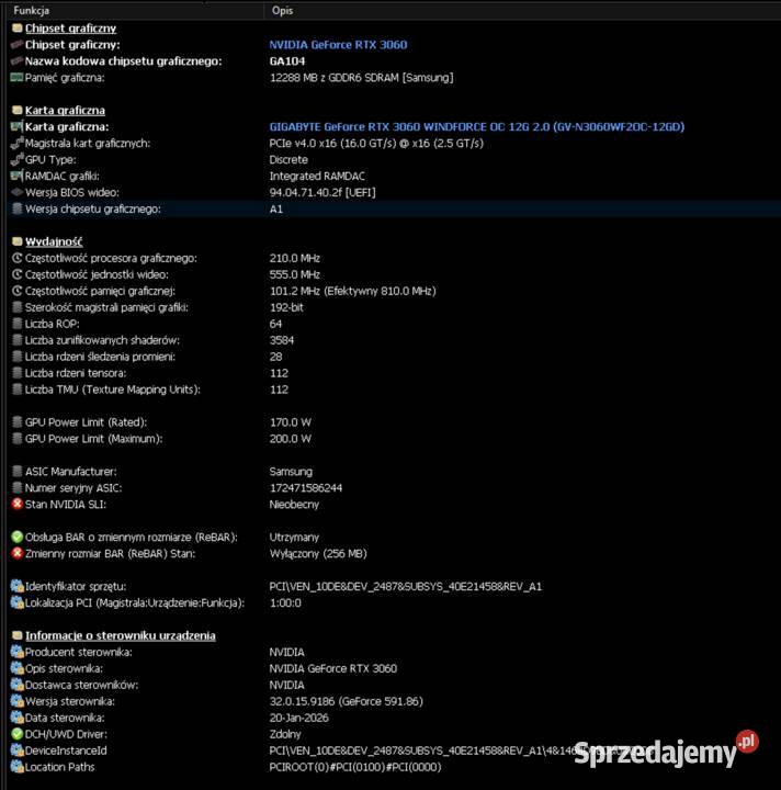 Mocna stacja robocza i911900NVIDIA GeForce RTX Kraków