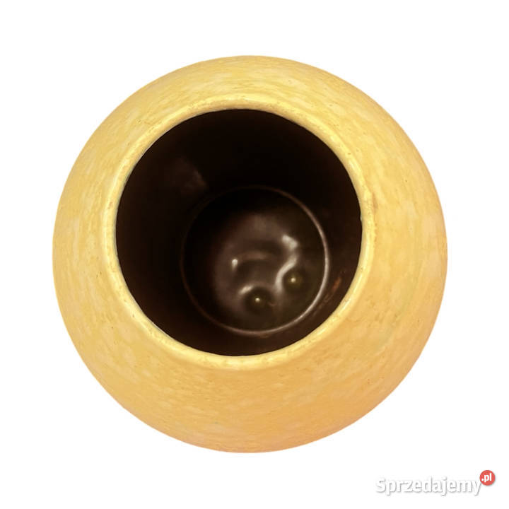 żółty ceramiczny wazon Gramann Keramik Niemcy Warszawa sprzedam