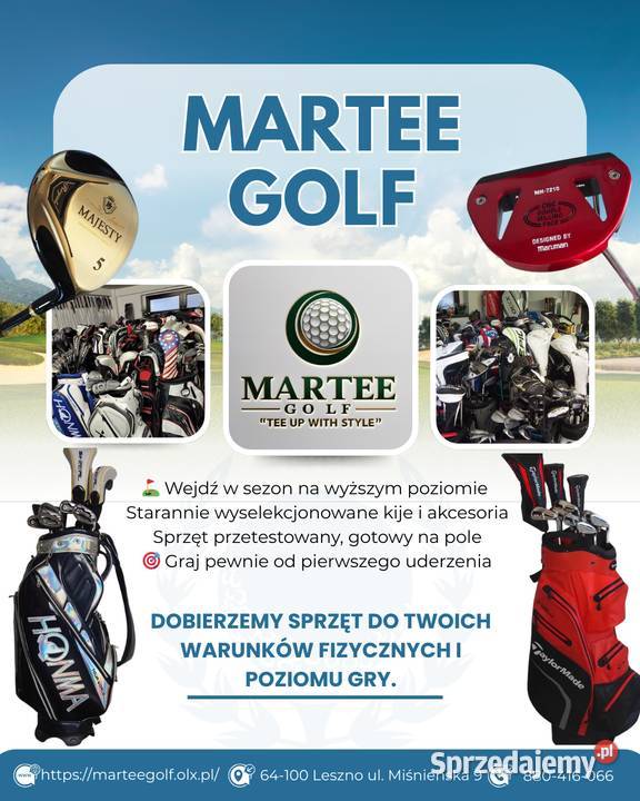 Sprzęt golfowy nowy używany i powystawowy Sport i Wypoczynek