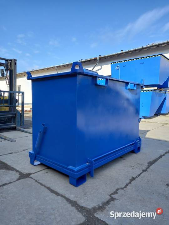 Kontener z klapowym dnem PMDB 1300 L polskiego