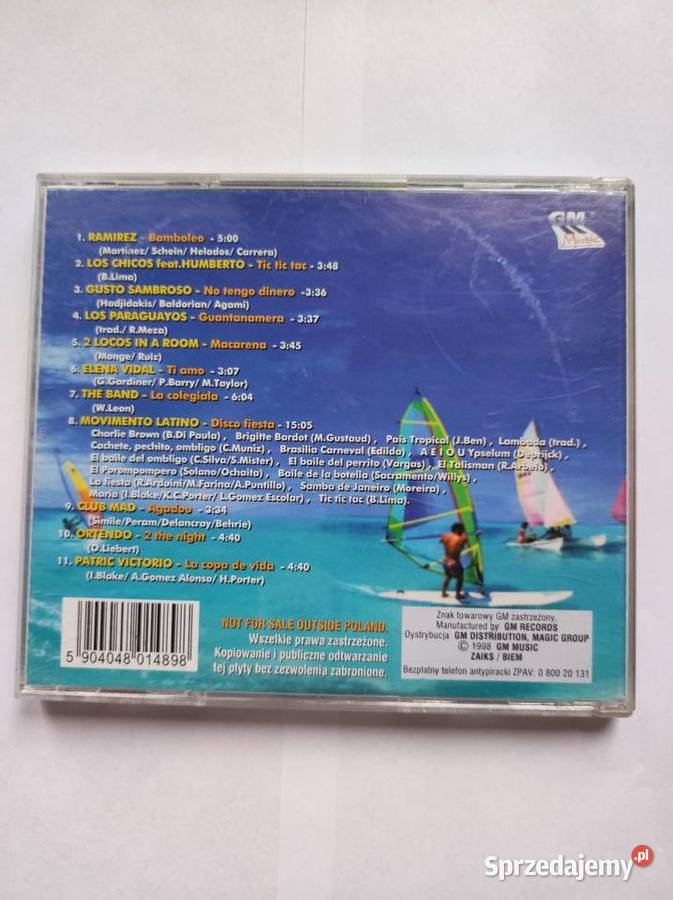 1998 Tropical dance składanka na lato płyta cd świętokrzyskie Kielce