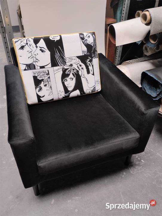 Fotel Ikea czarny