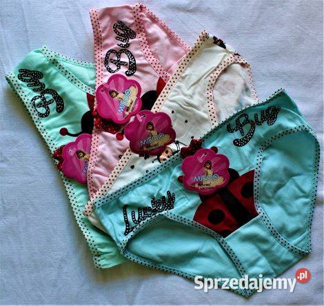 Figi majtki dziewczęce bawełna 122128 4 Warszawa