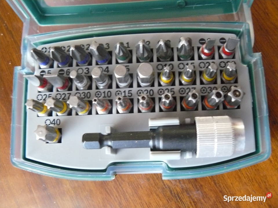 Zestaw bitów firmy Bosch w pudełku Nowa Sól