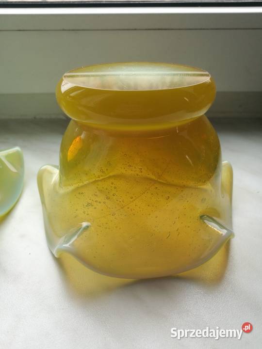 Dwie żółte miseczki Silesia Ząbkowice Choszczno