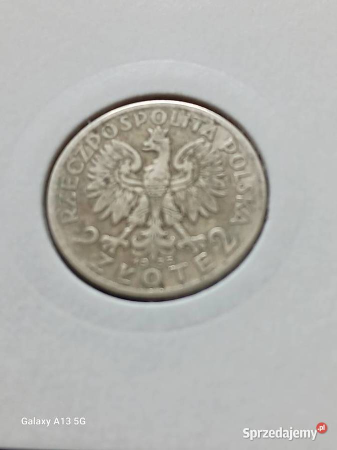 2 Złote Głowa kobiety 1933 r 1 wielkopolskie Konin