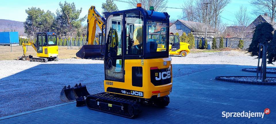 JCB 16 C1 mini koparka 3 łyżki 19c1 sprowadzona Bieliny