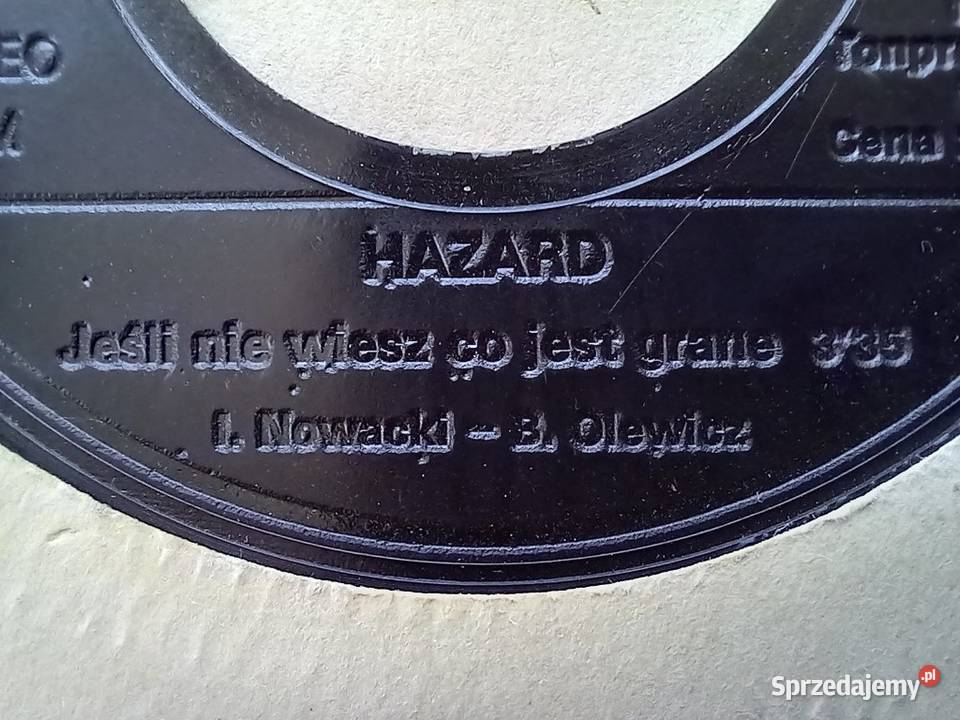 Winyl Hazard płyta winylowa Tomaszów Lubelski