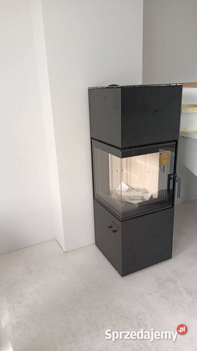 DEFRO HOME QUADROOM narożny piec wolnostojący Piece i kominki Głogów sprzedam
