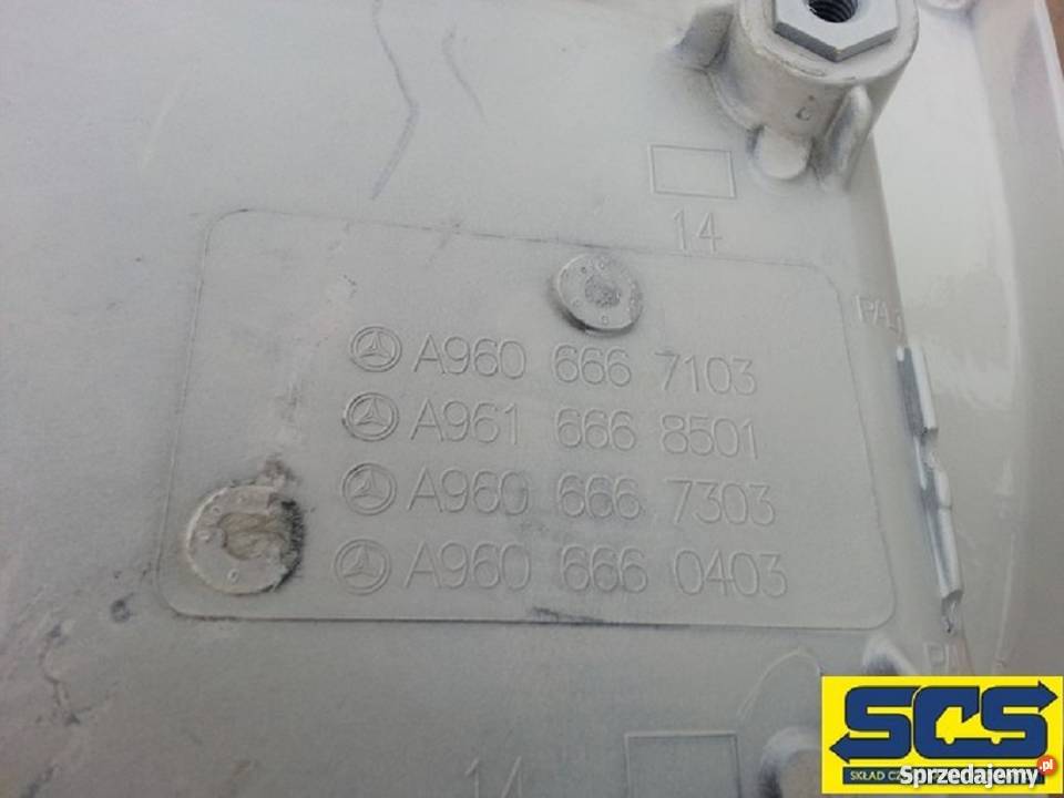 MERCEDES ACTROS MP4 STOPNICA GÓRNA WĄSKA KABINA lubuskie Bieleń