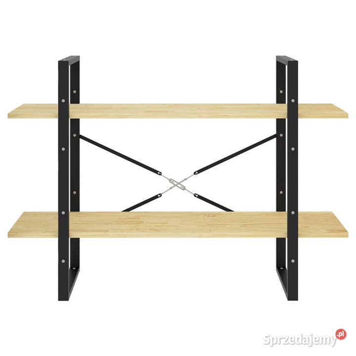 2poziomowy regał na książki 100x30x70 lite sprzedam