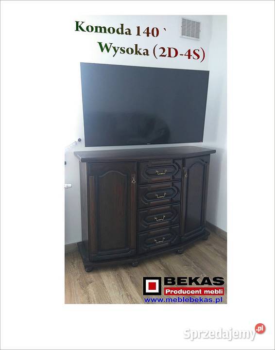 Prześliczna Stylowa Komoda 120 2D4SOrzech Poznań