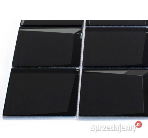 Mozaika szklana Square Black 3d 298298 Iryda HM Płytki ścienne Warszawa sprzedam