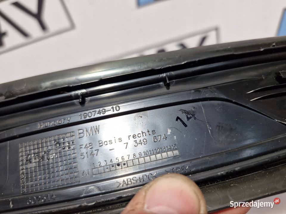 BMW F20 F30 F31 F34 LISTWY NAKŁADKI PROGOWE